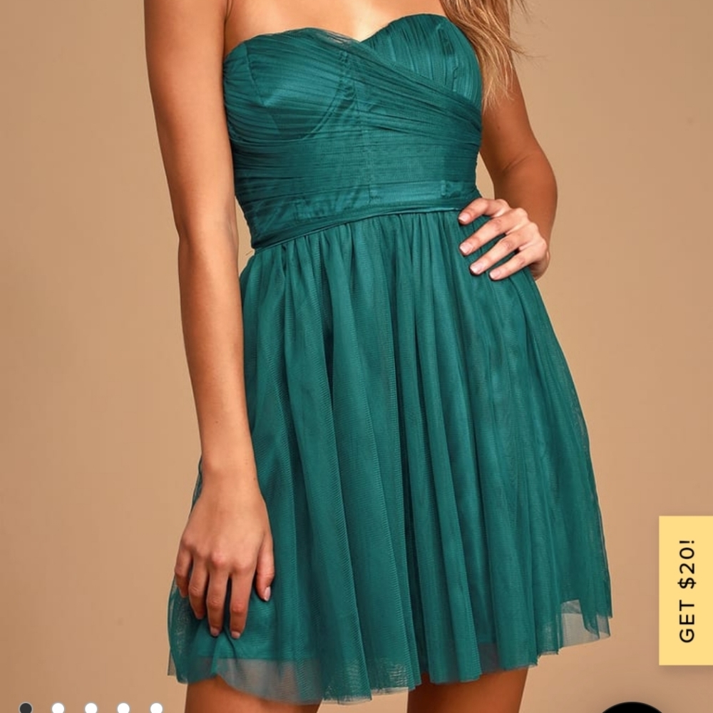 Strapless dress
